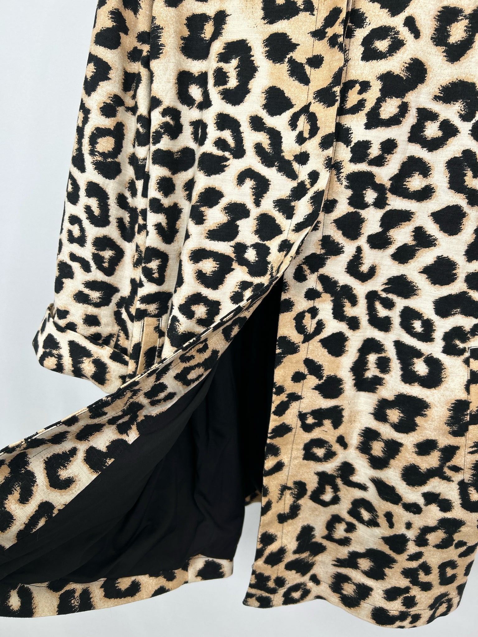 CHICO'S Size 16/18 BEIGE AND BLACK Women Jacket