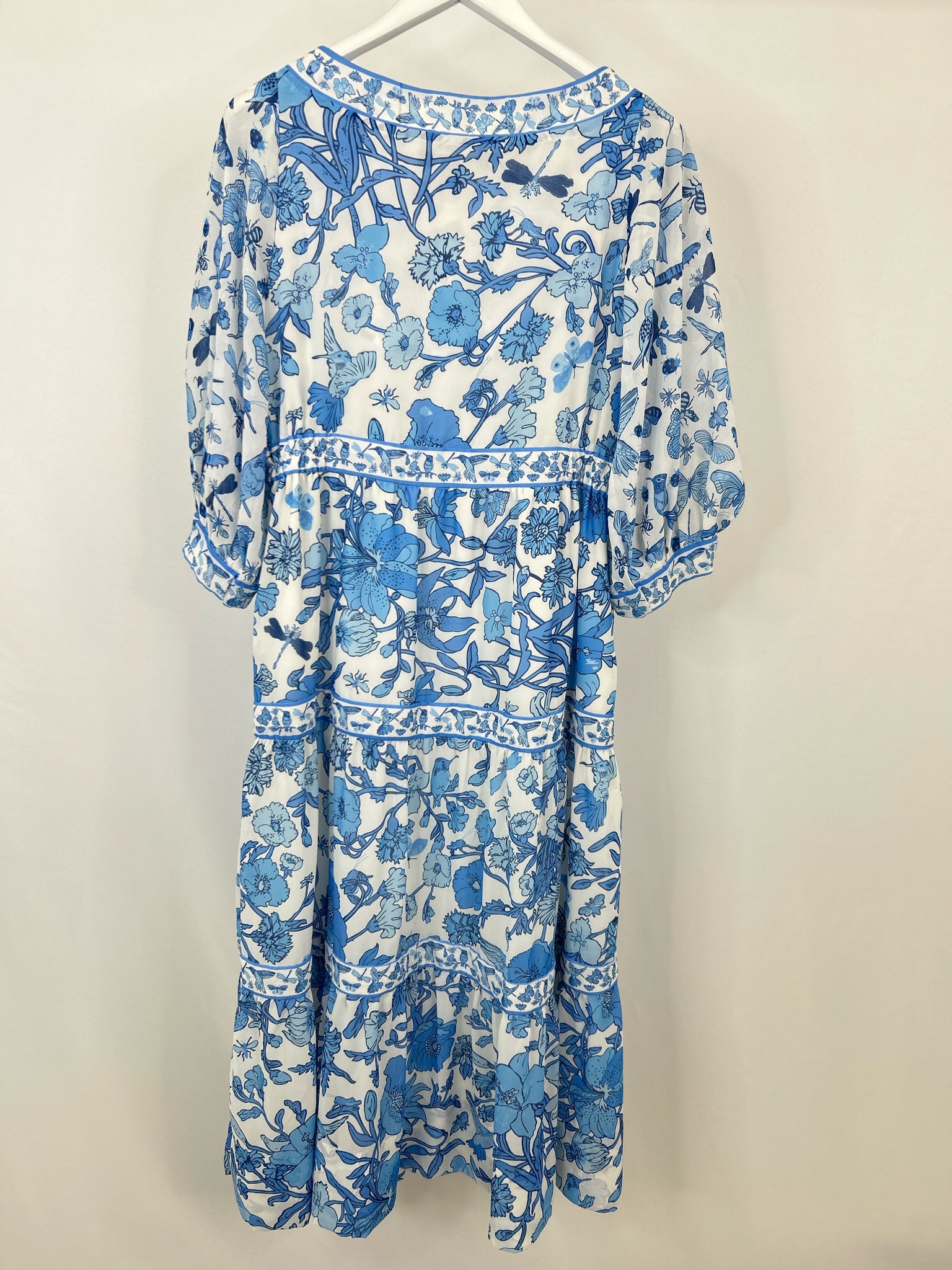 GRETCHEN SCOTT Size M BLUE & WHITE Women Dress