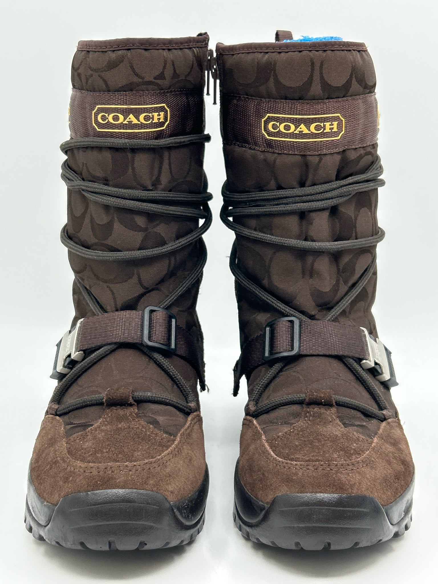 COACH Size 6M Brown Women Boots