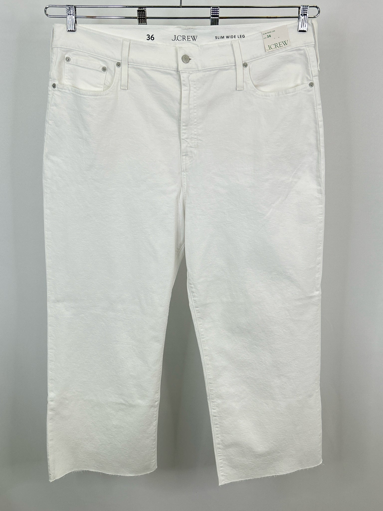 J CREW Size 36 White Denim Women Jeans NWT