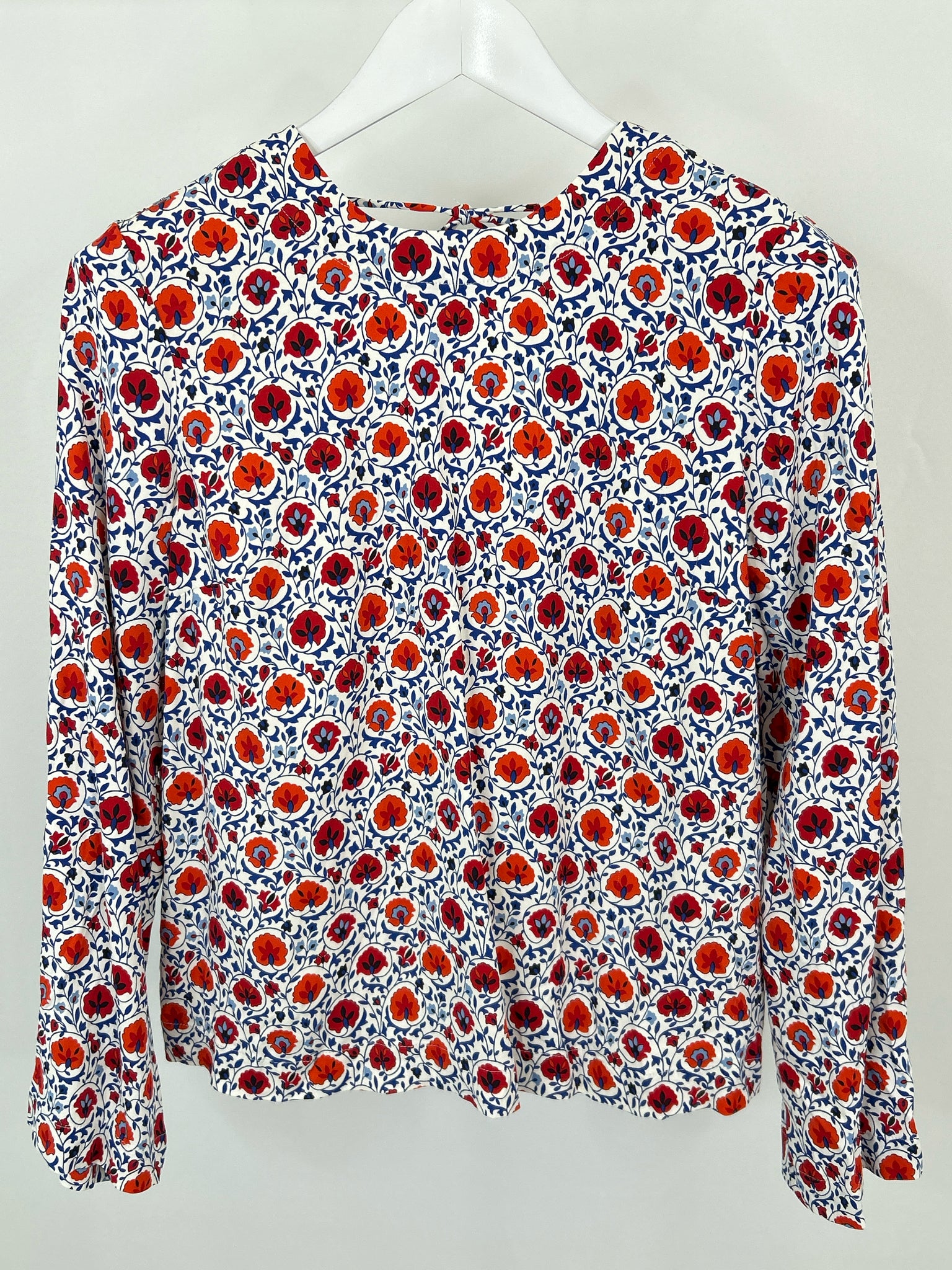 BODEN Size 8 Red and Blue Women Top NWT