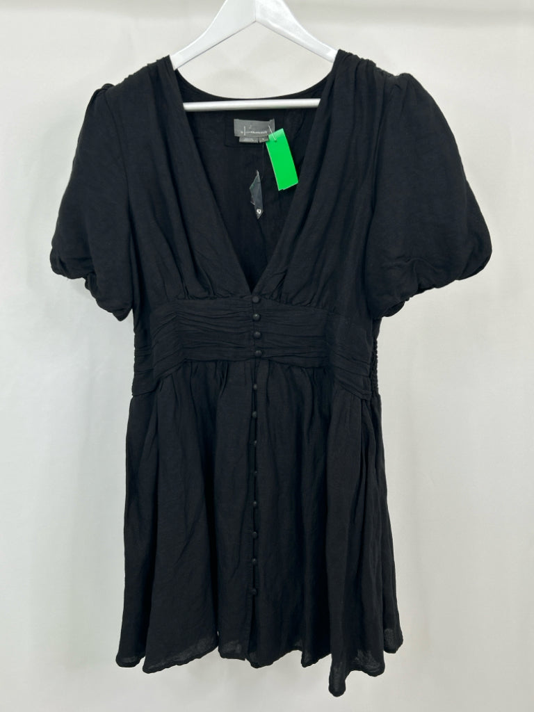 BY ANTHROPOLGIE Size L Black Dress