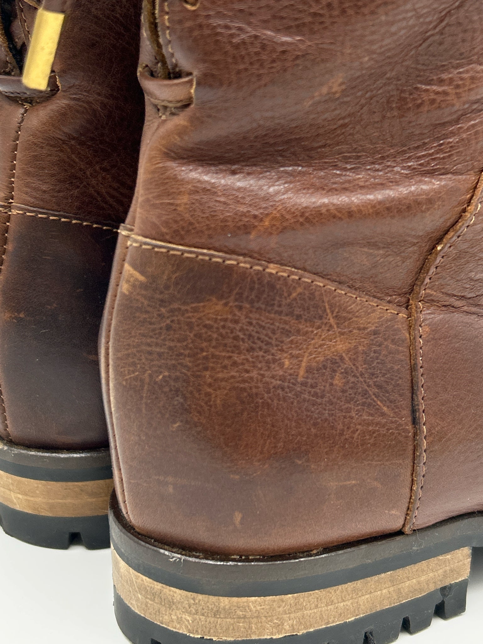 FABIANELLI Size 39 Brown Women Boots