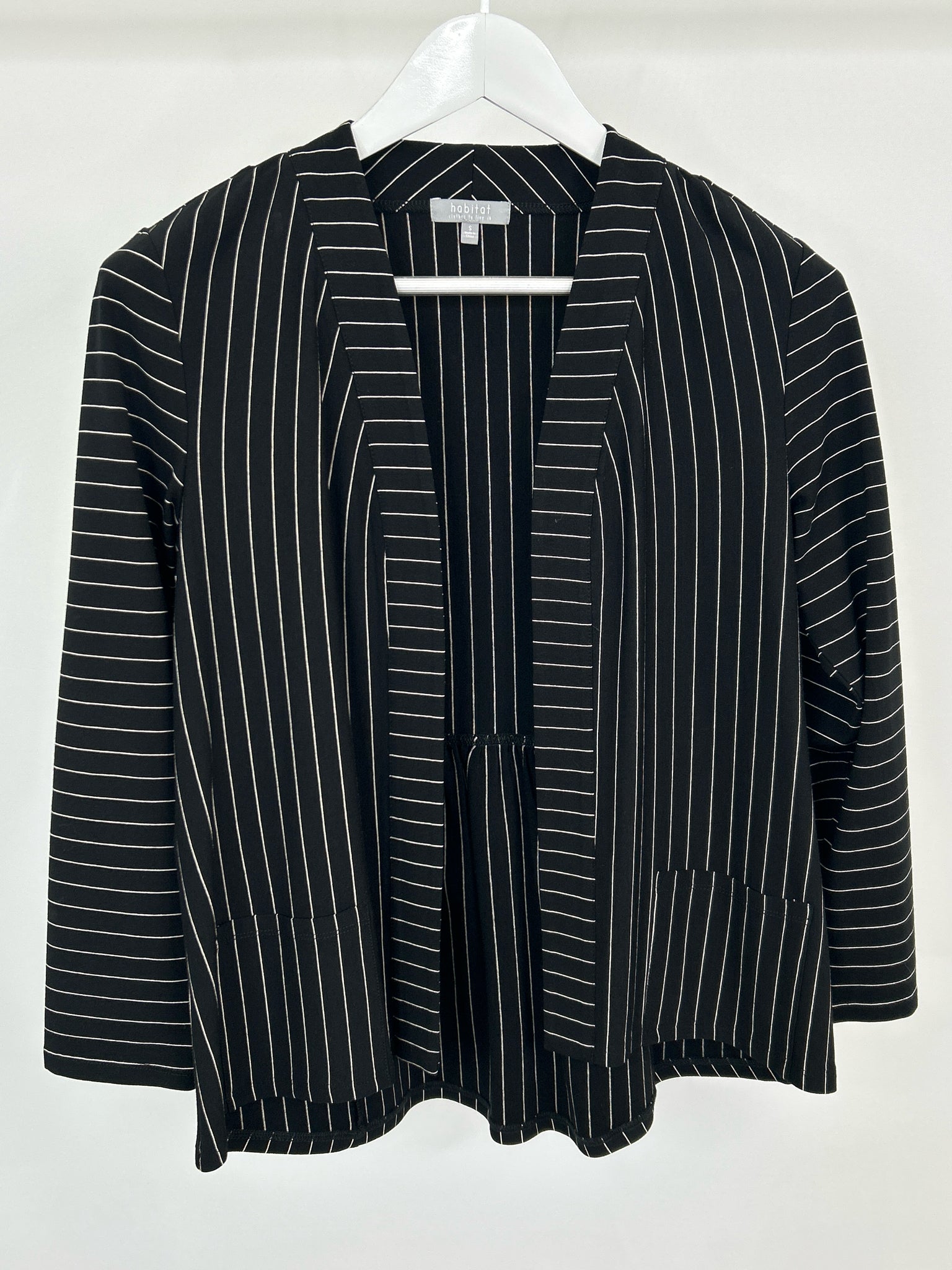 HABITAT Size S Black and White Women Jacket