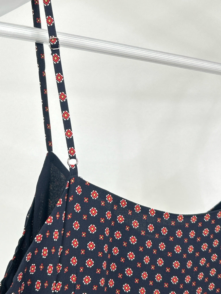 DEREK LAM 10 CROSBY Size 8 NAVY AND RED Women's Dress