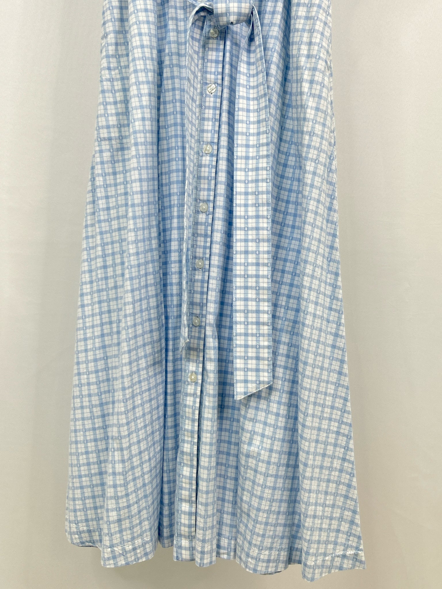 DRAPER JAMES Size L BLUE & WHITE Women Dress
