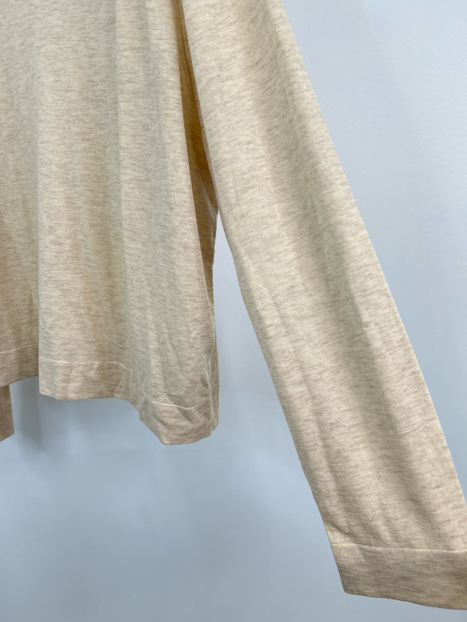 VINCE Size XXXL Beige Heathered Women Top