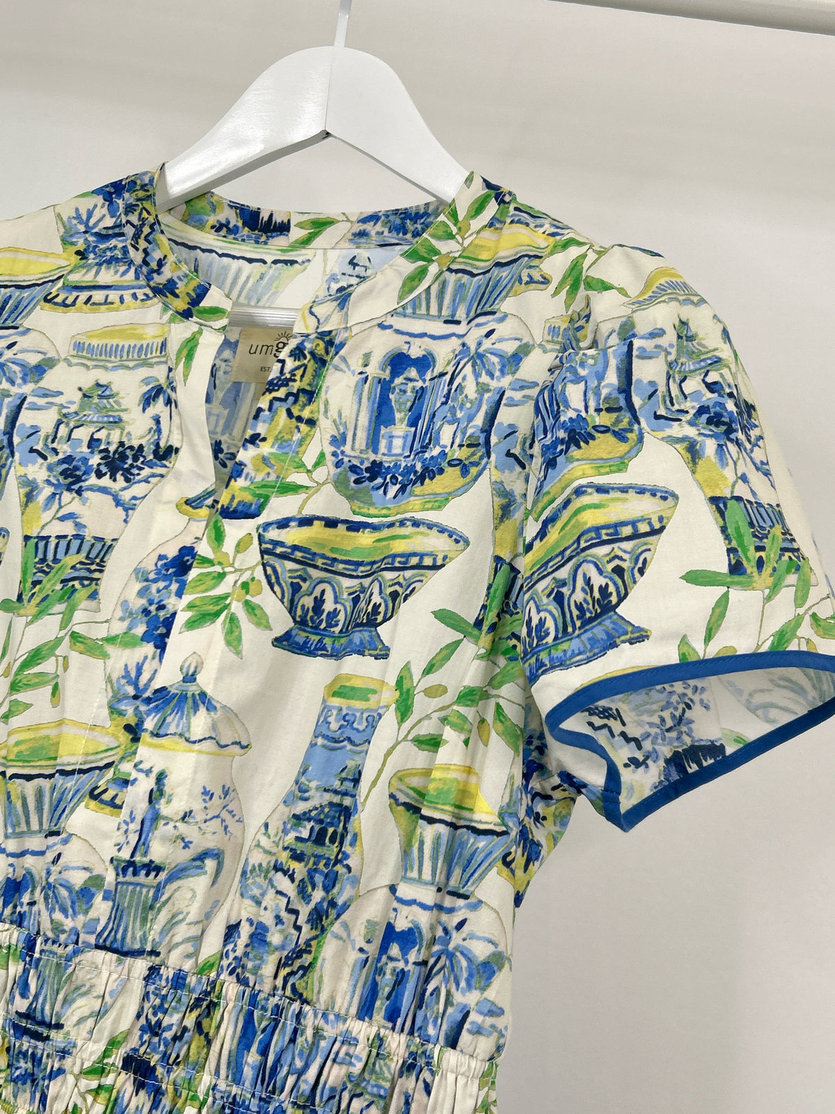 UMGEE Size S WHITE & BLUE Women Dress