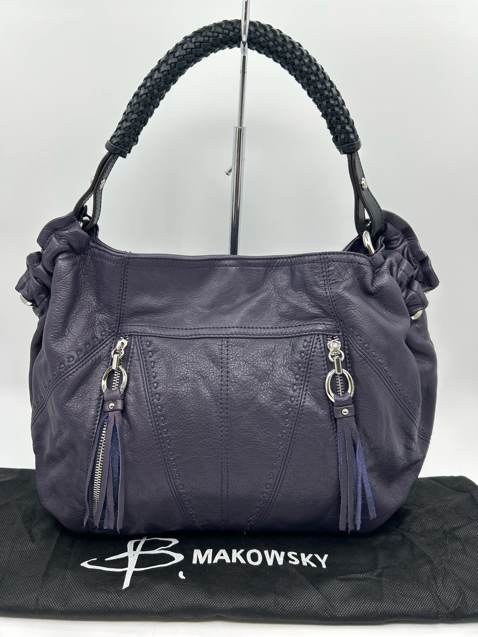 B MAKOWSKY Purple Women Purse