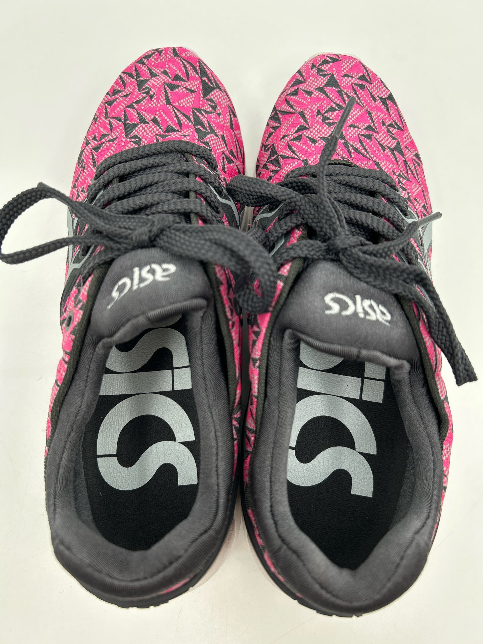 ASICS Size 7 GREY & PINK Women Sneakers