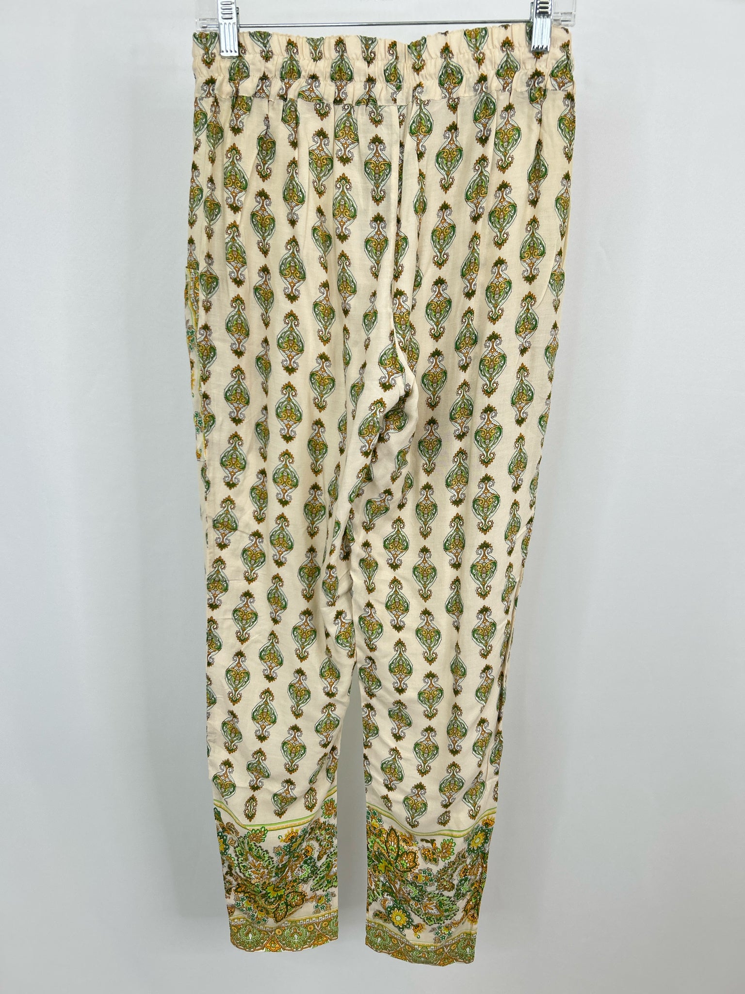ARATTA SILENT JOURNEY Size S Beige Print Women Pants