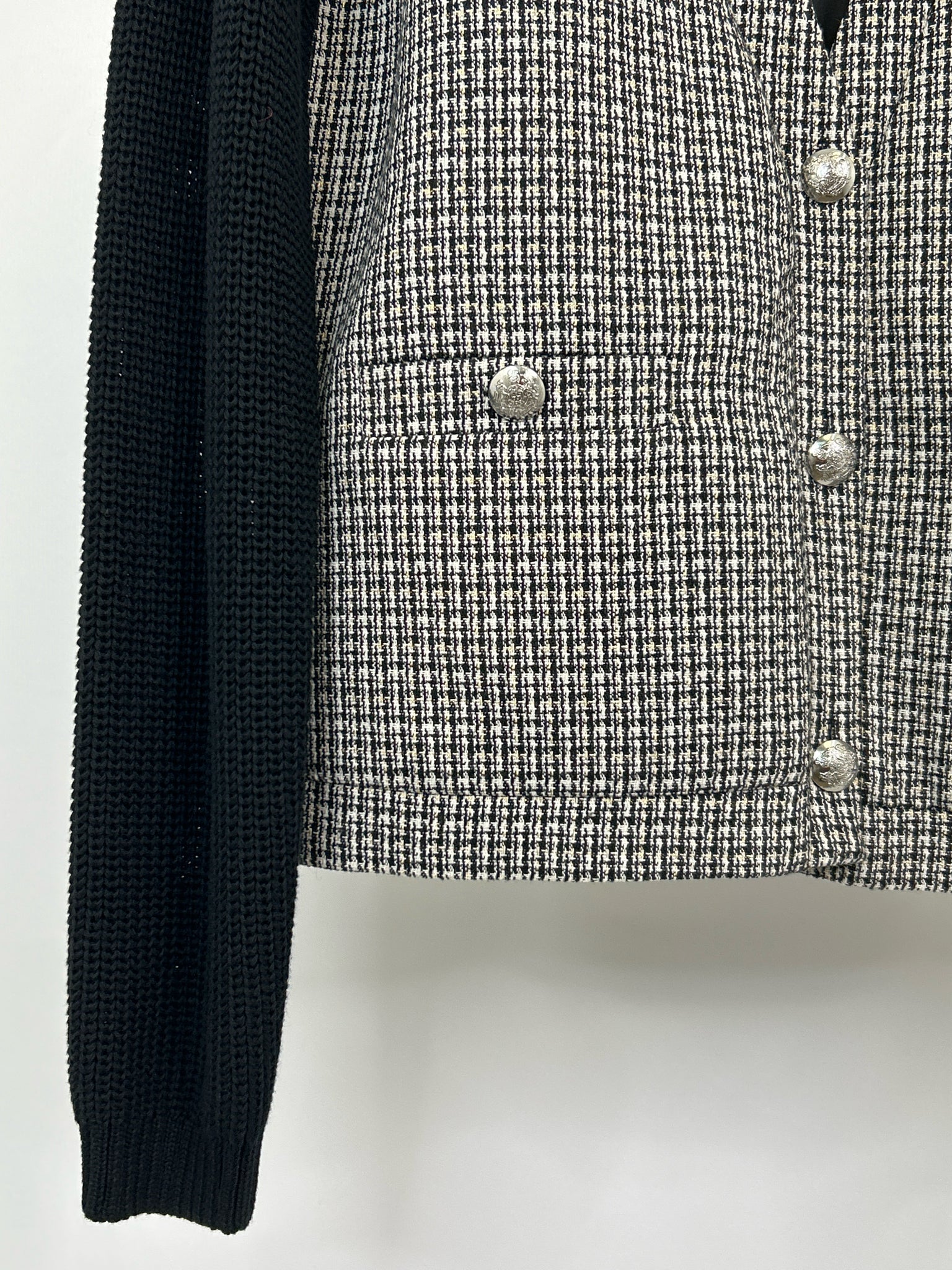 CENTRAL PARK WEST Size S Black & White Women Jacket