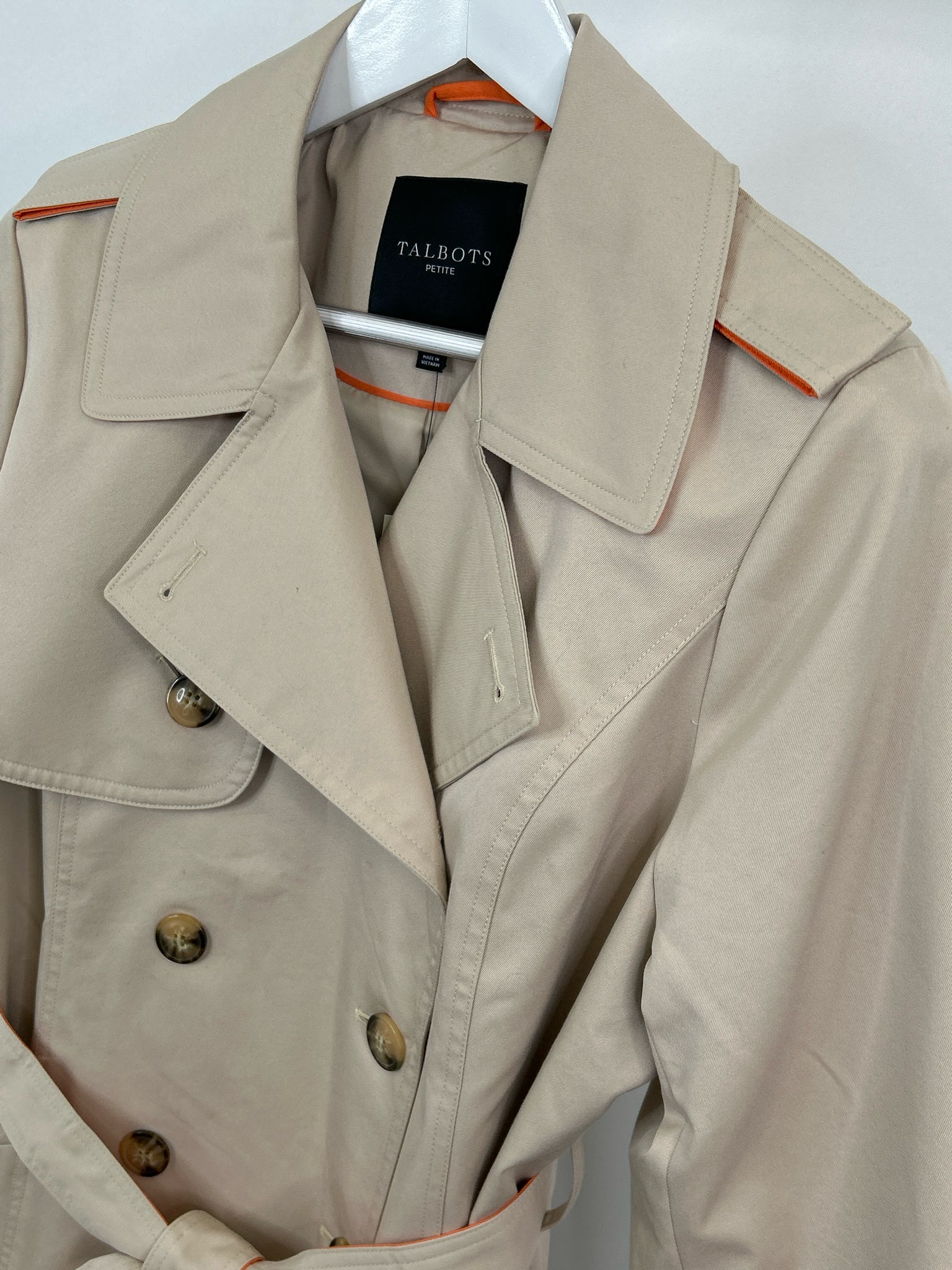 TALBOTS Size PXL KHAKI Women Coat