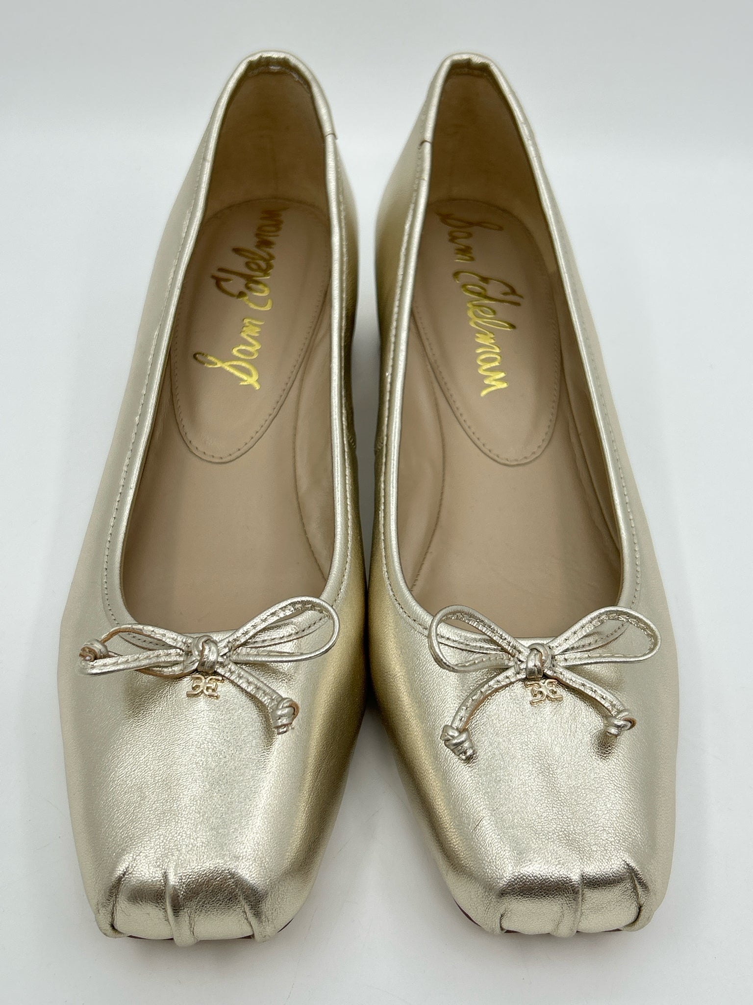 SAM EDELMAN Size 10 gold metallic Women Pumps