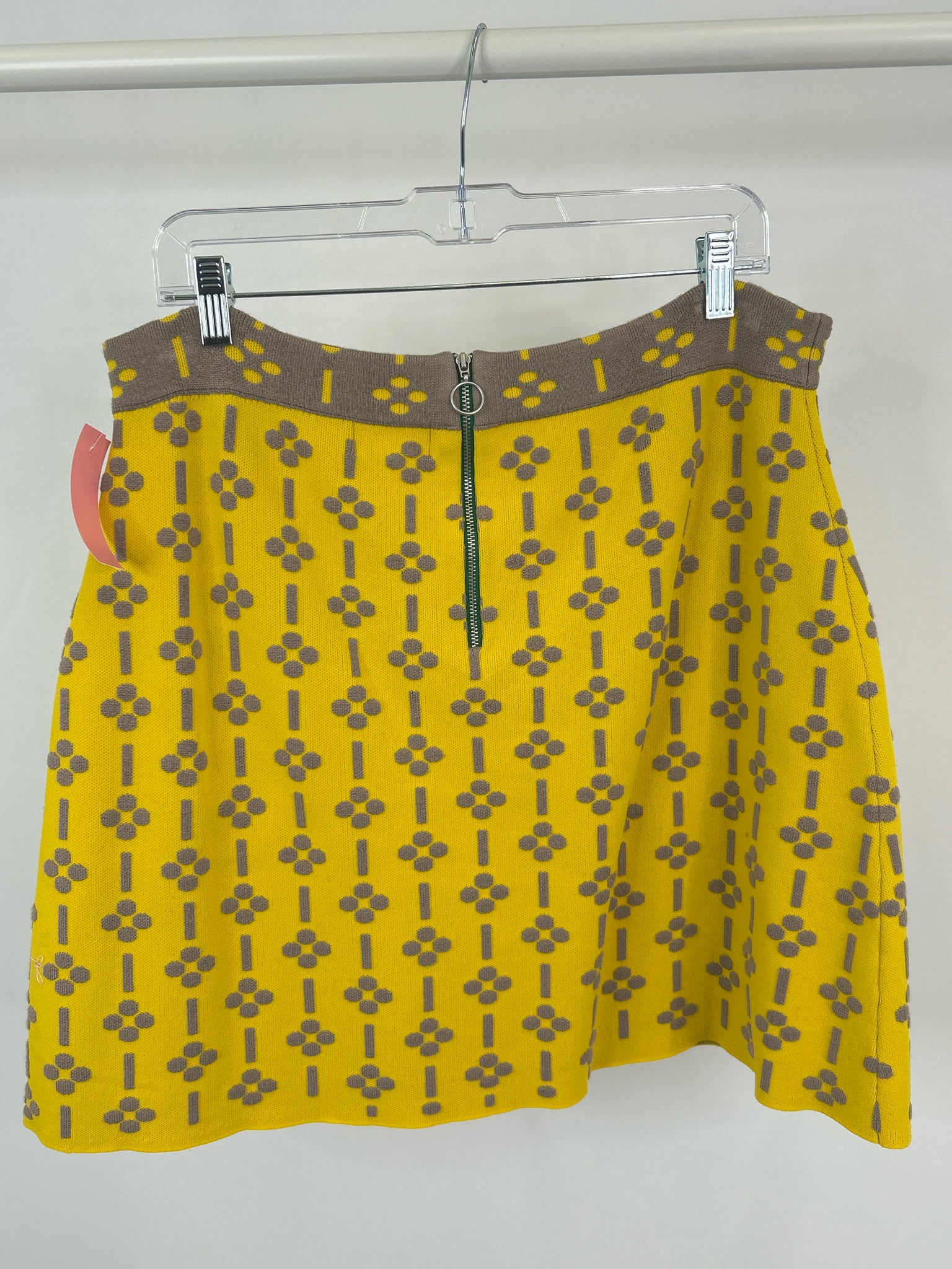 MAEVE Size XL Yellow Print Women Skirt