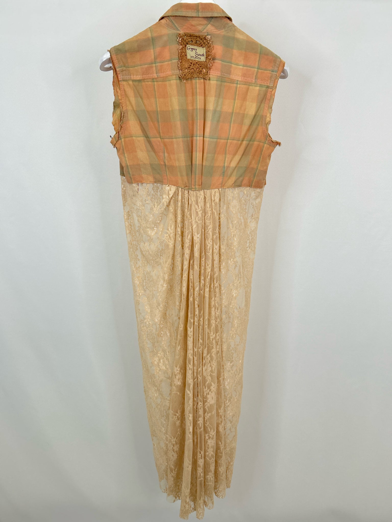 GYPSY SOUTH Size S/M Peach Women Shirt NWT