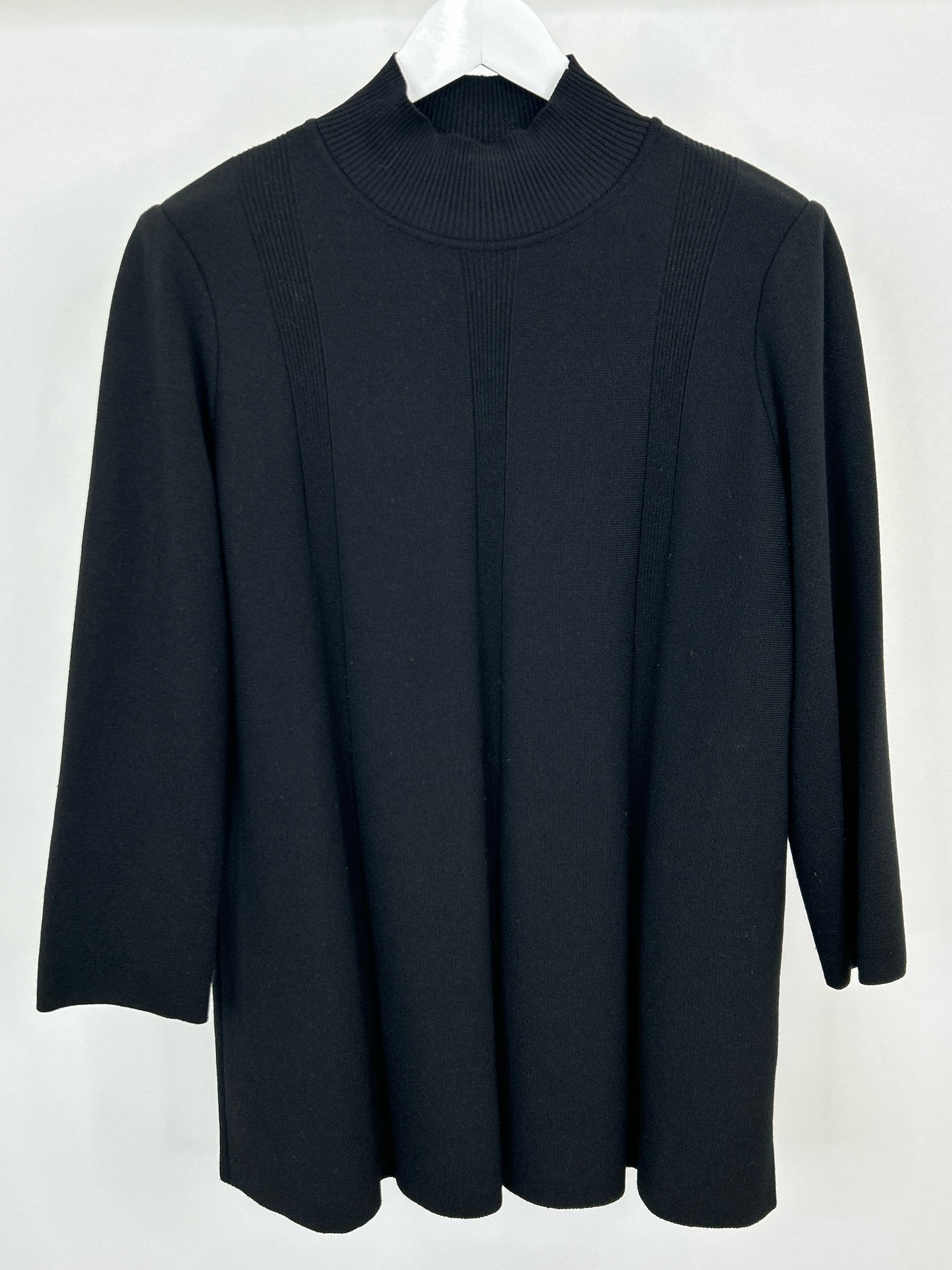 MING WANG Size L Black Women Top
