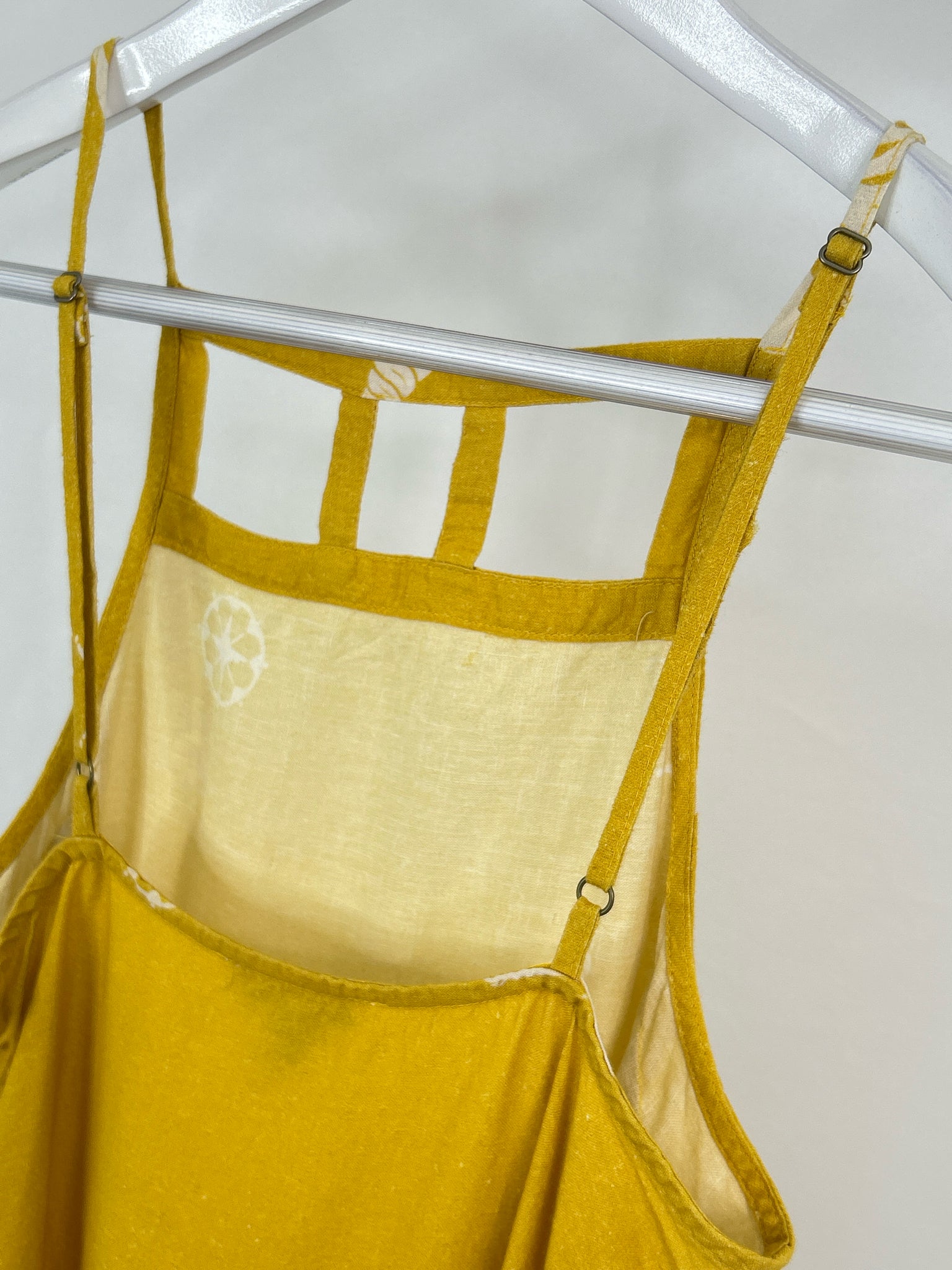 Celandine Size XXS Yellow Print Women Dress NWT