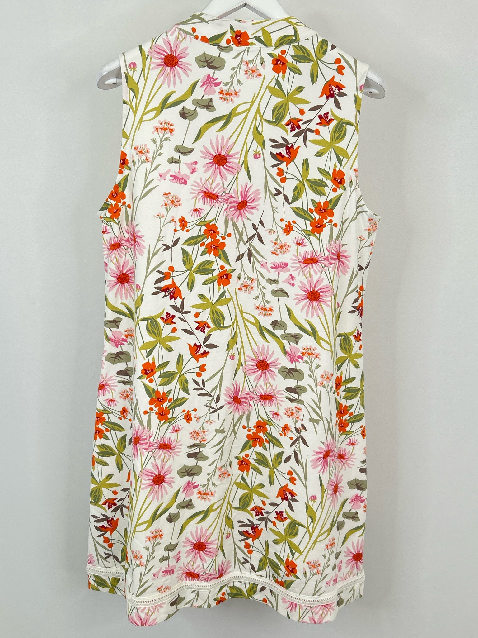 SPARTINA 449 Size XL Green Print Women Dress