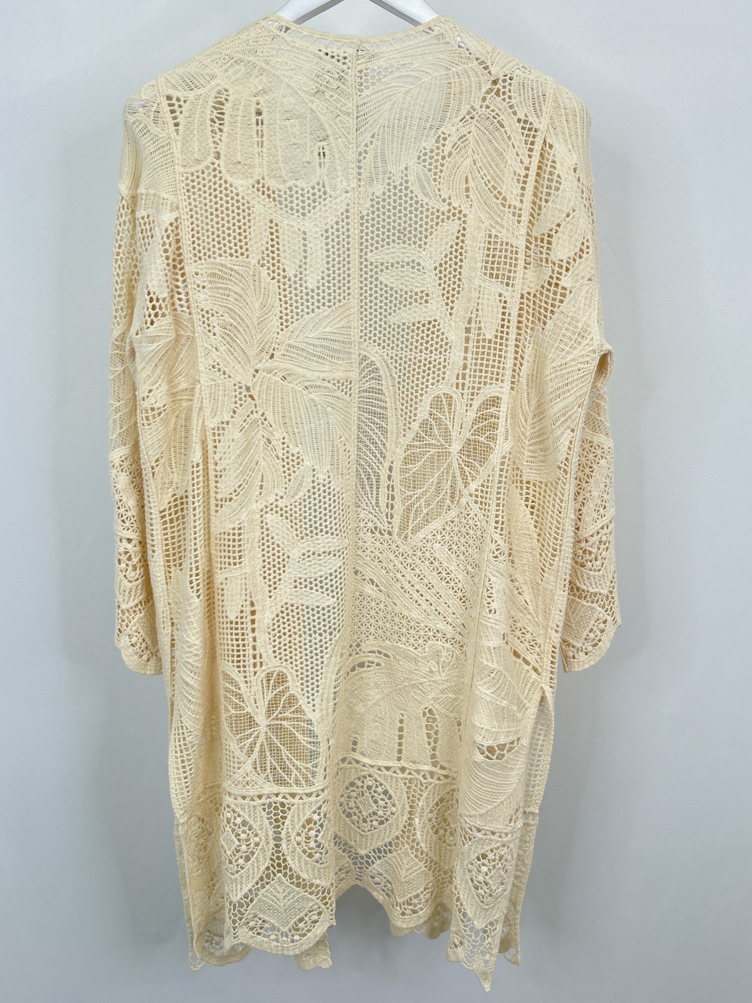 CHICO'S Size M Beige Women Kimono
