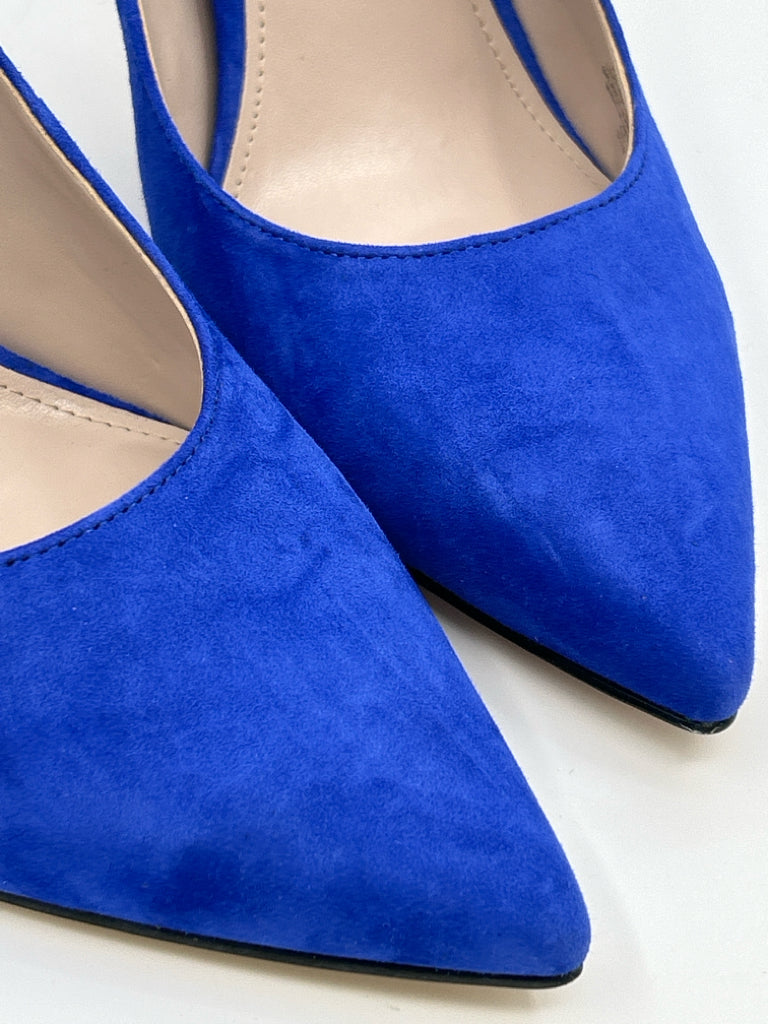 NINE WEST Women Size 11M Blue Pumps