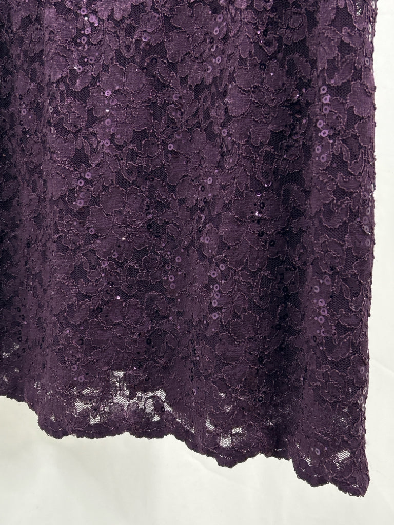 R&M RICHARDS Women Size 16 Purple 2-Piece w/dress