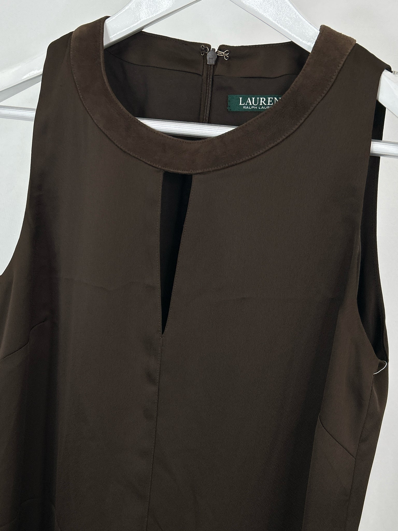 Lauren Ralph Lauren Size 4 CHOCOLATE BROWN Women's Dress