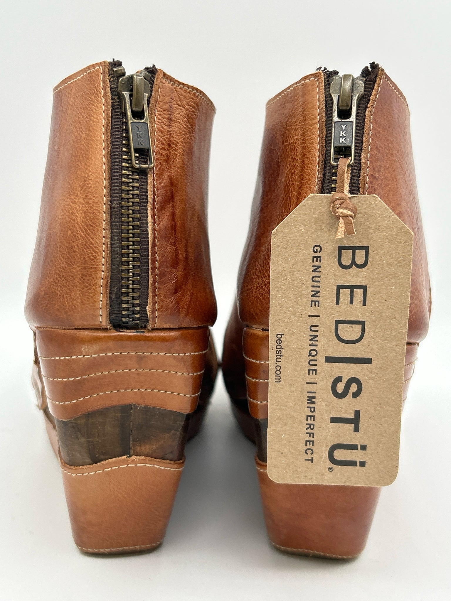 BED STU Size 11 COGNAC Women Sandal
