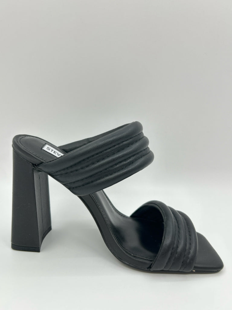STEVE MADDEN Size 6.5M Black Women's Sandal