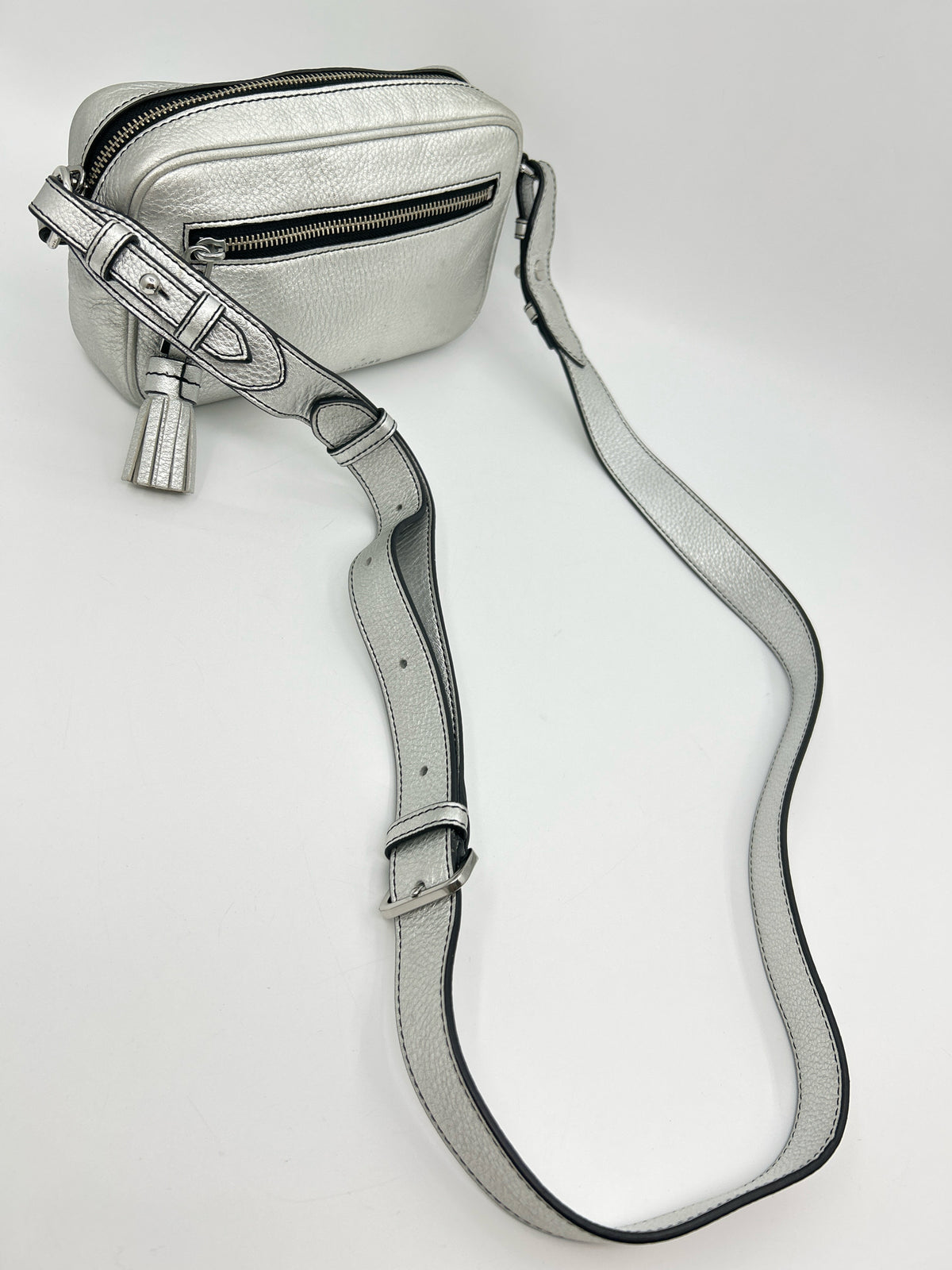 MARC JACOBS Silver Metallic Women Purse