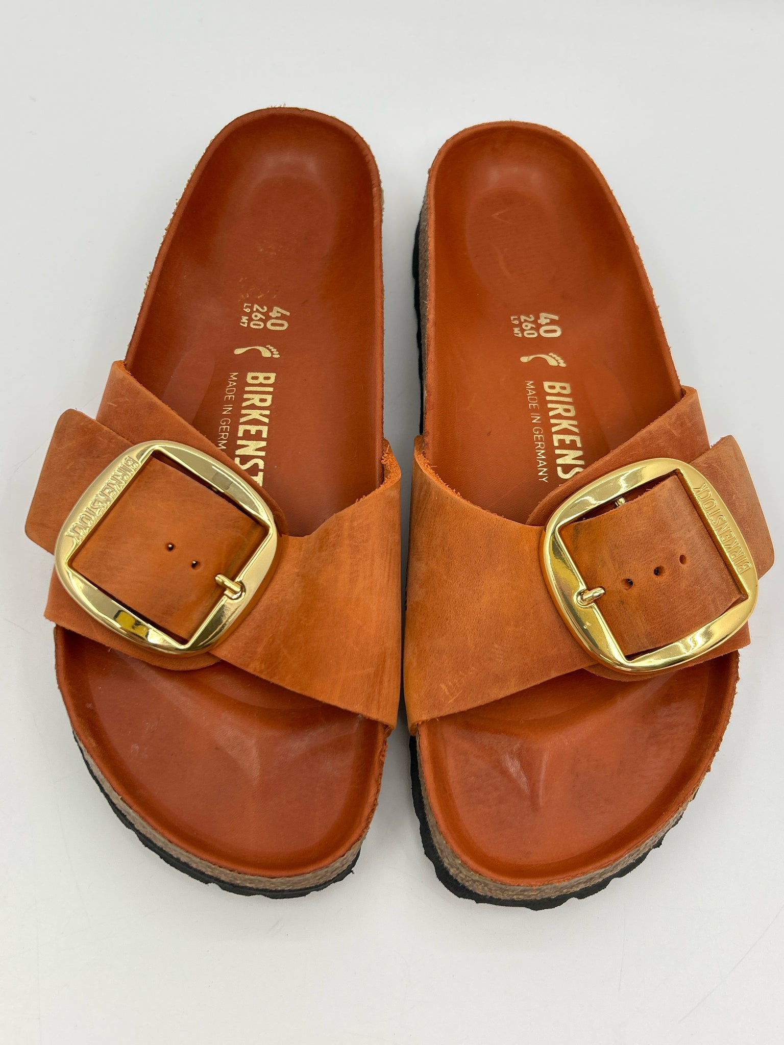 BIRKENSTOCK Size 9 Orange Women Sandal