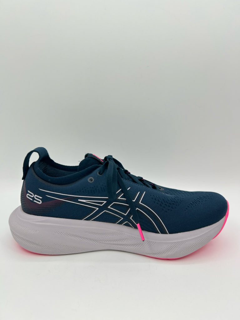 ASICS Women Size 10.5 Navy Sneakers