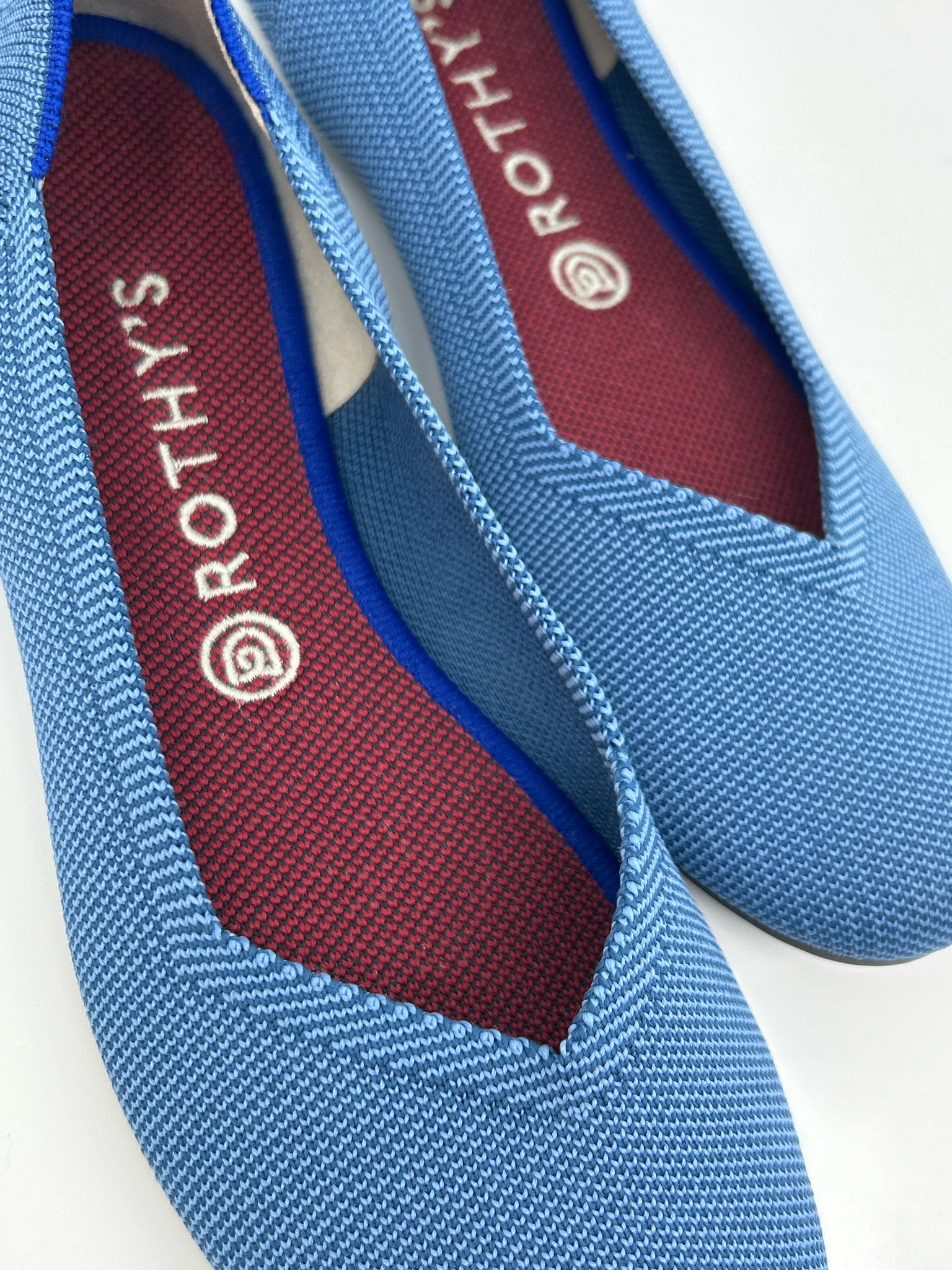 ROTHY'S Size 9.5W Blue Women Flats