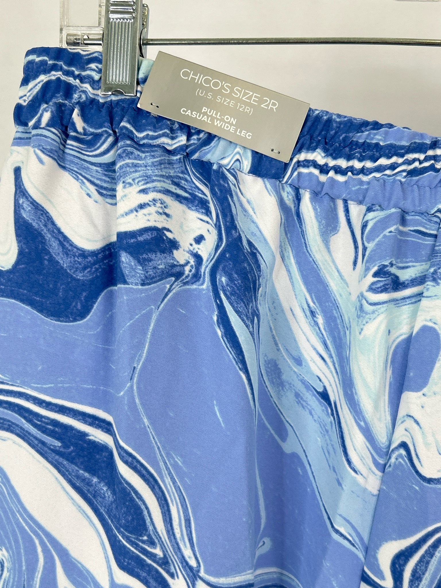 CHICO'S Size 12R Blue Women Pants