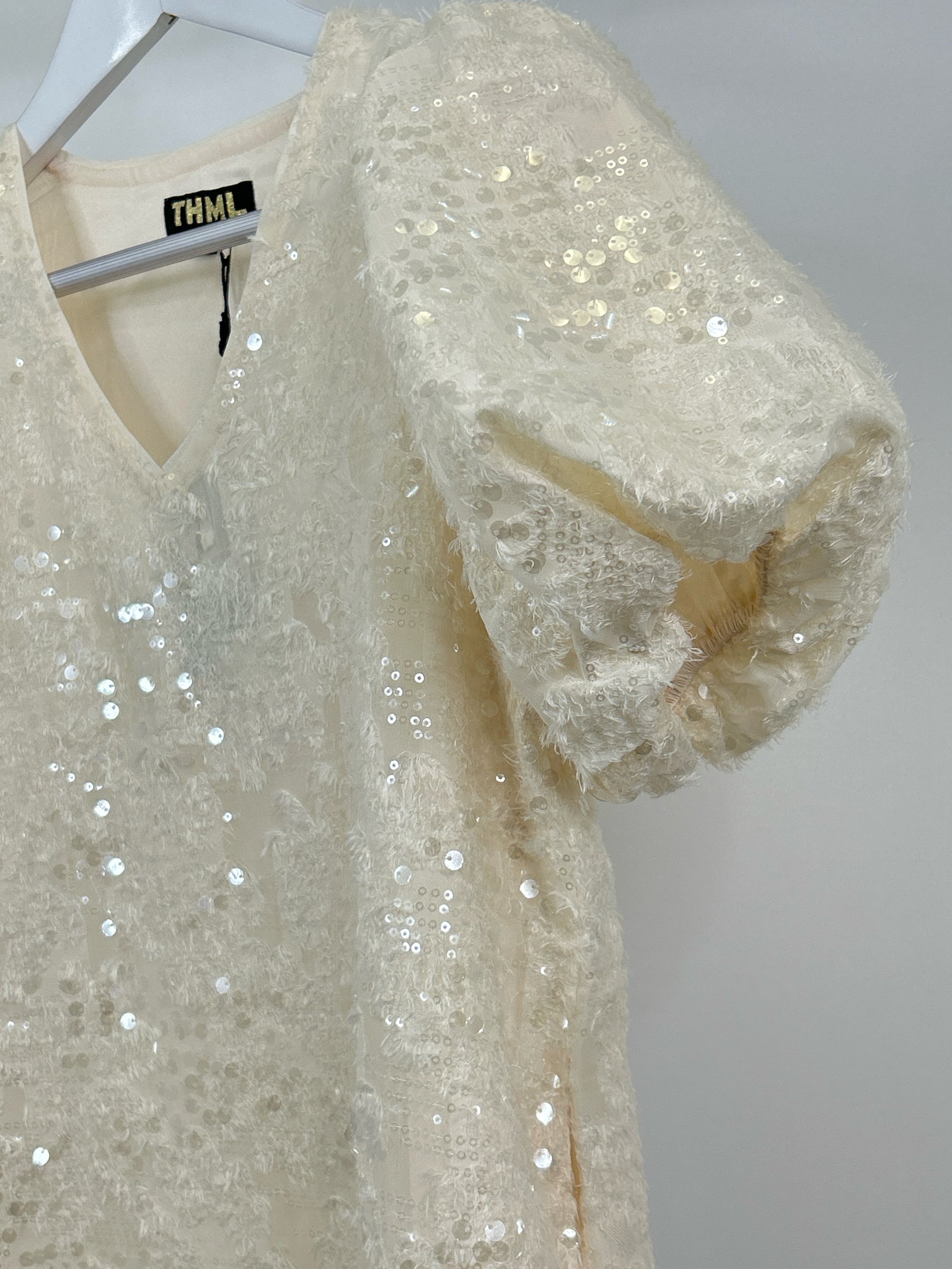 THML Size S Cream Women Dress