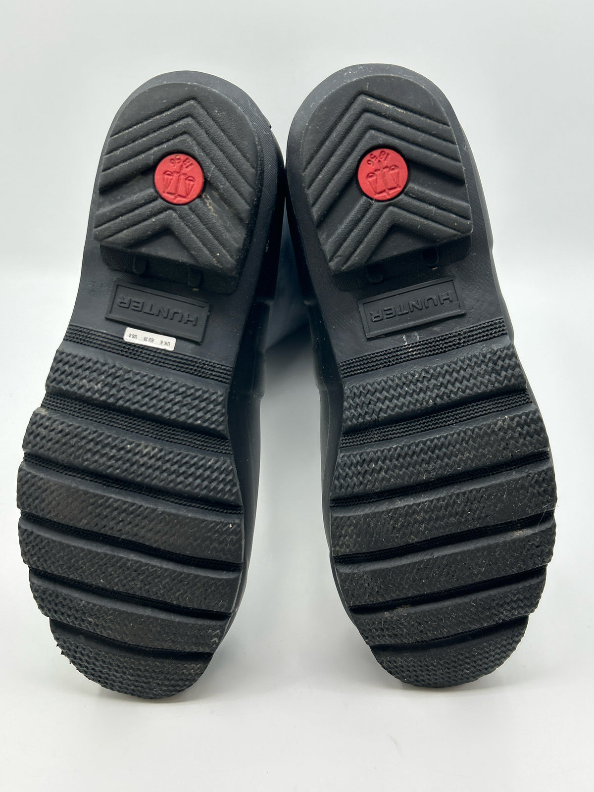 HUNTER Size 8 Black Women Rainboots