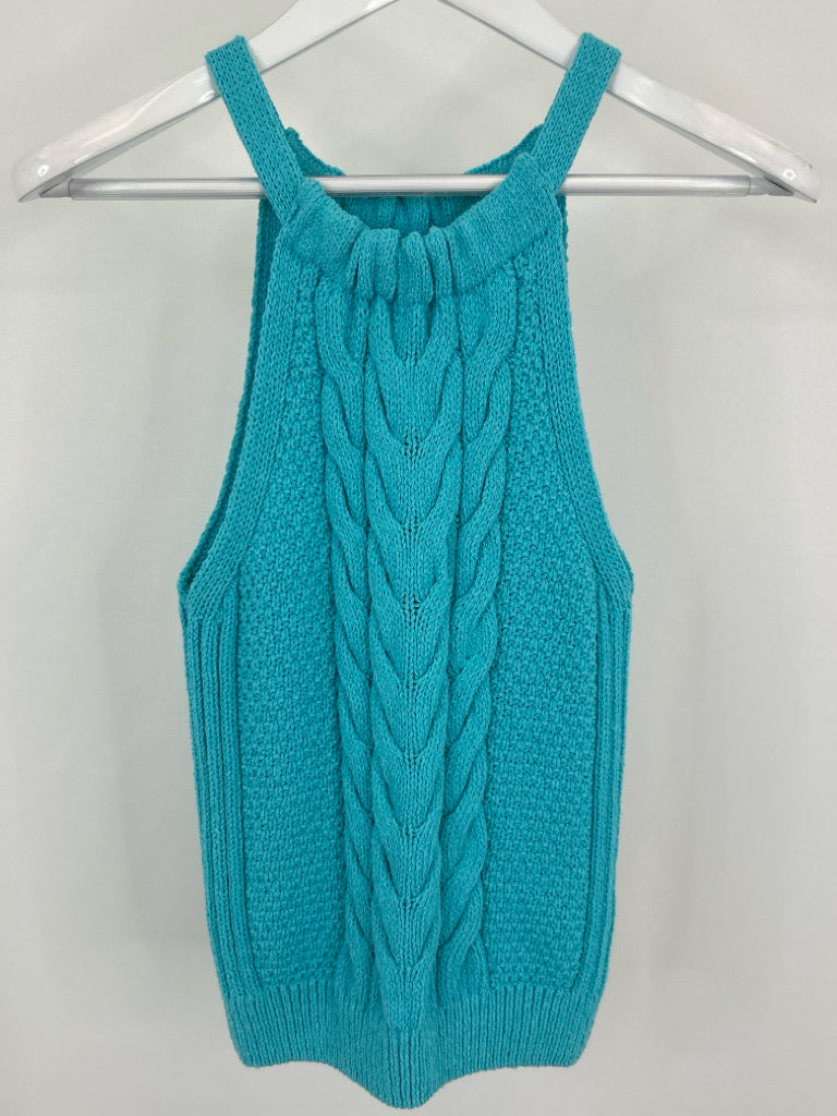 PILCRO Size S Turquoise Women's Top NWT