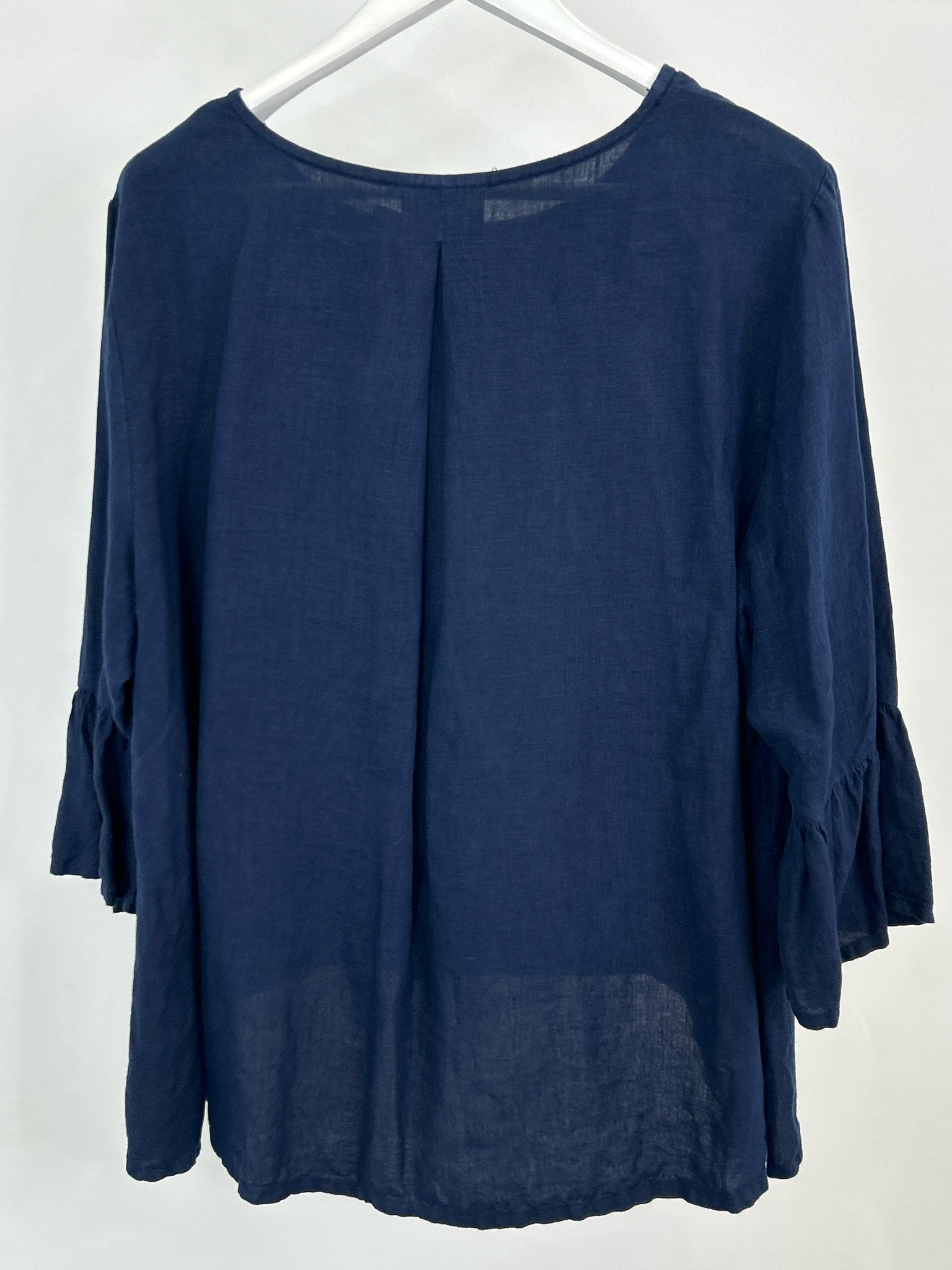 BRYN WALKER Size XL Navy Women Top