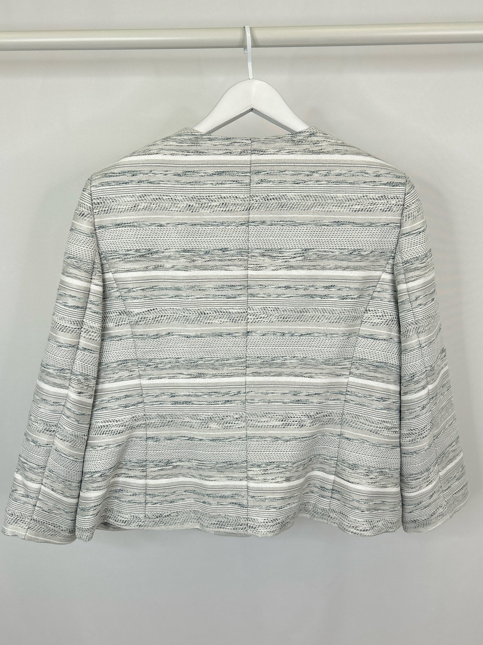 ANN TAYLOR FACTORY Size 16 Grey Women Blazer