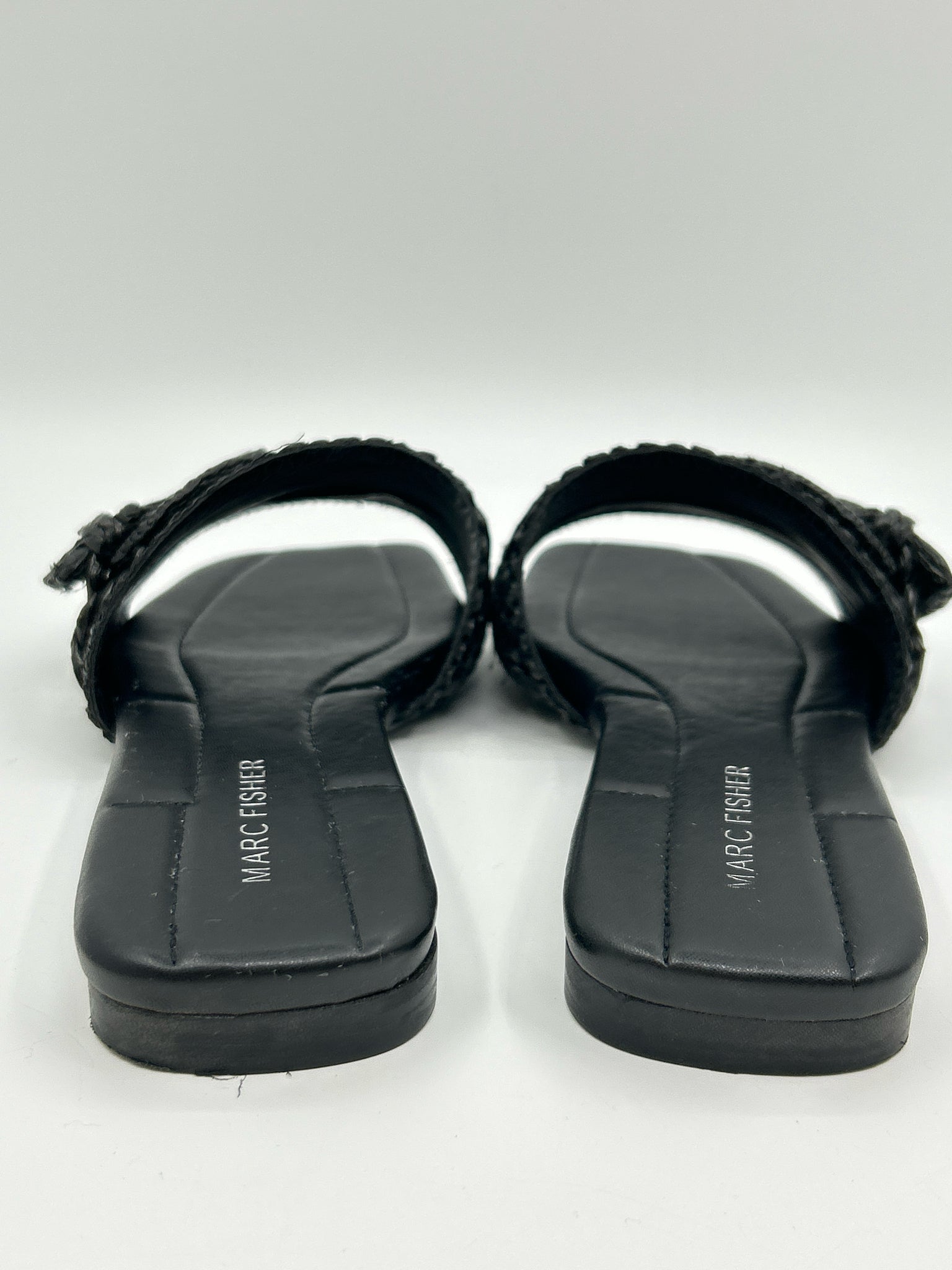 MARC FISHER Size 7.5M Black Women's Sandal