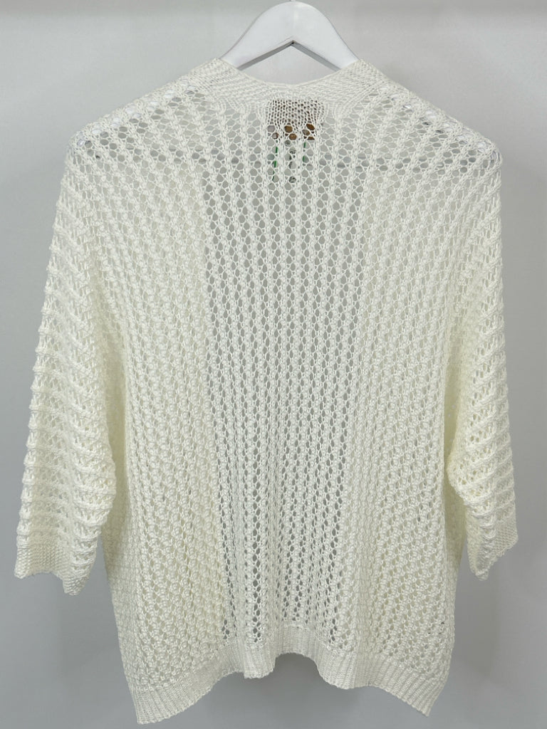 Brand Bazar Size One Size White Cardigan