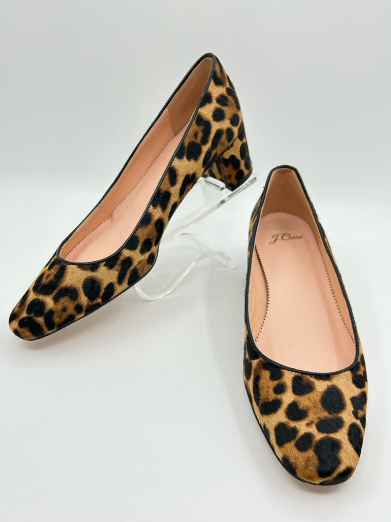 J CREW Women Size 9.5 Animal Print Pumps NWOB