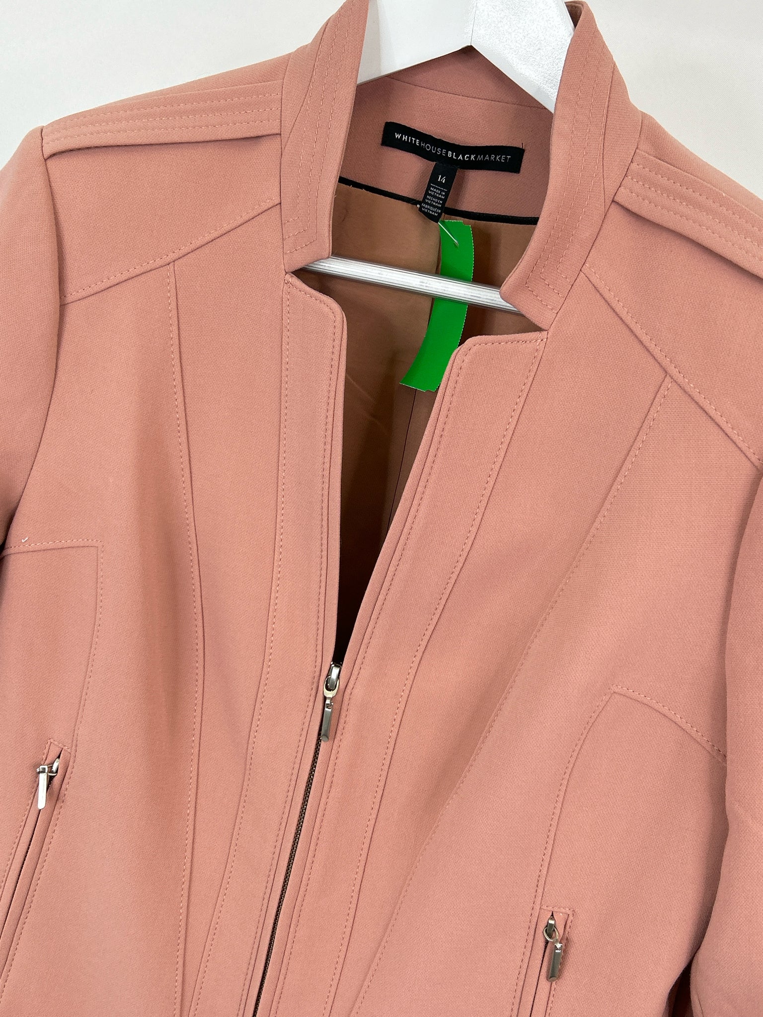 White House Black Market Size 14 Pink Women Jacket