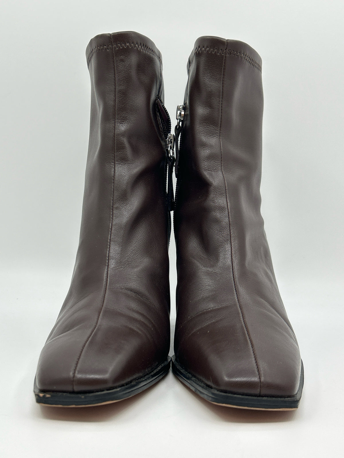 FRANCO SARTO Size 9M Burgundy Women Booties
