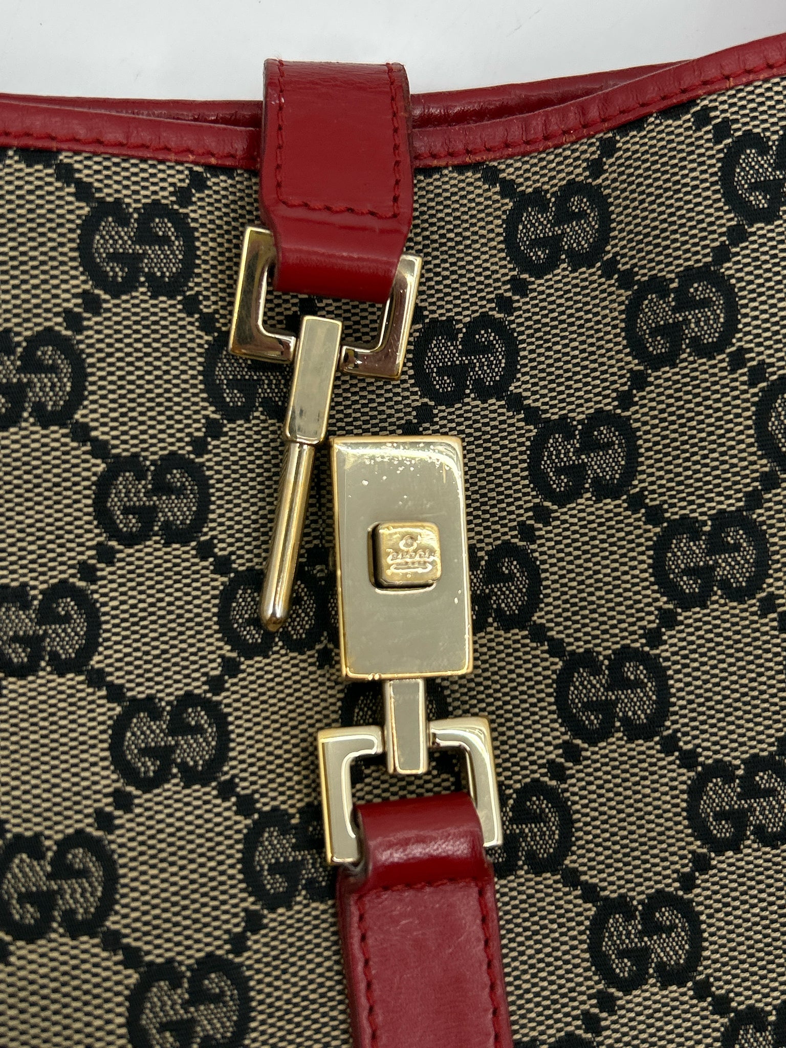 GUCCI NAVY & RED Women Purse
