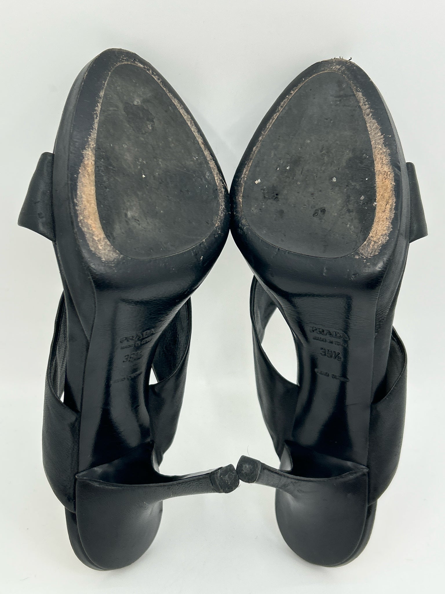PRADA Size 39.5 Black Women Sandal