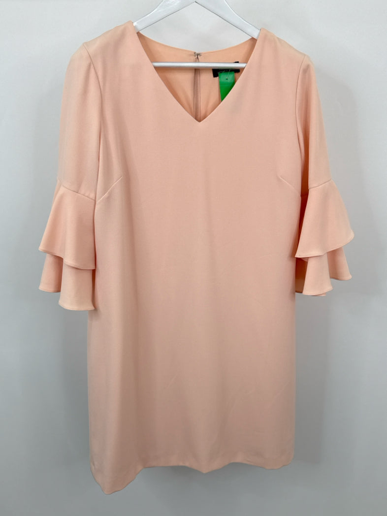 TAHARI Size 12 light pink Dress