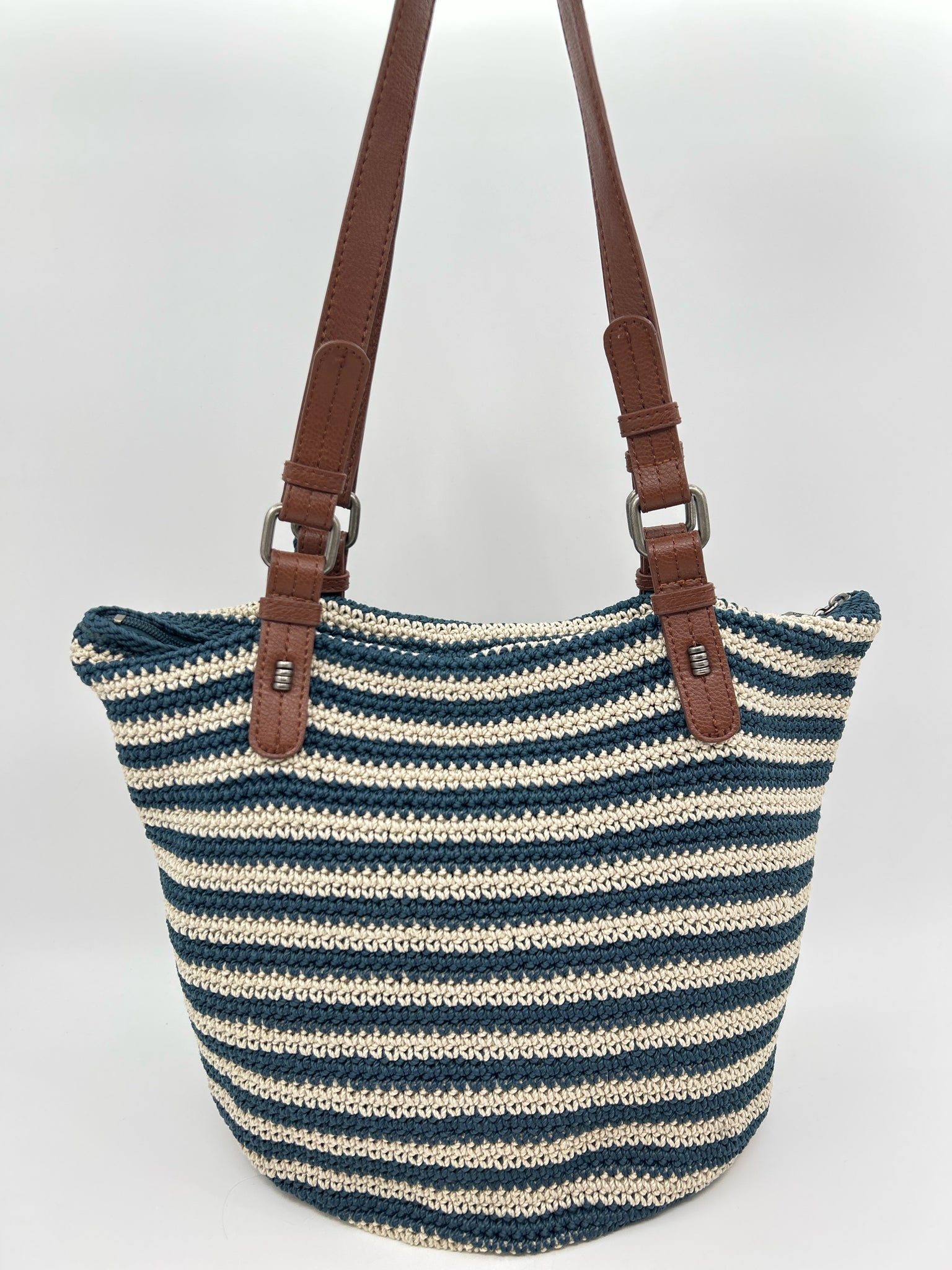 THE SAK BLUE AND BEIGE Women Purse