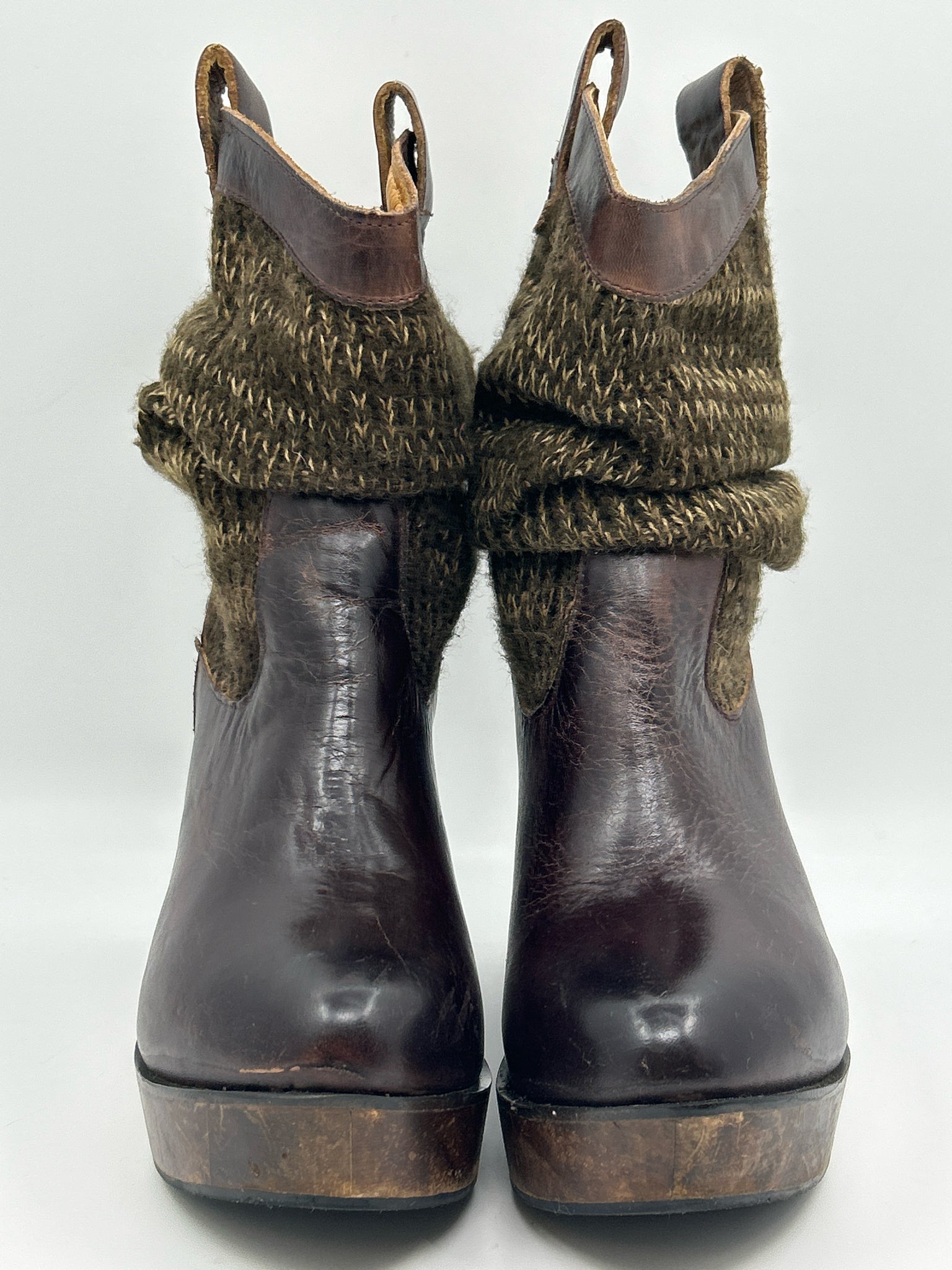 BED STU Size 8 DARK BROWN Women Boots