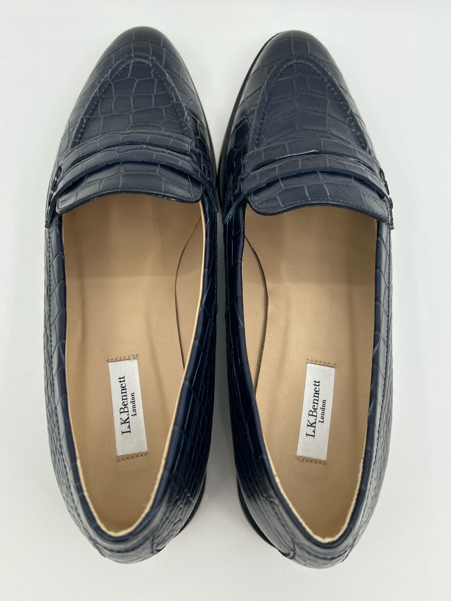 L.K. BENNETT Size 11 Navy Women Loafer